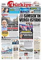 Türkiye Gazetesi e-gazete — 18 Ekim 2024