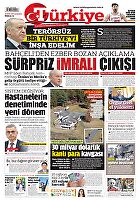 Türkiye Gazetesi e-gazete — 23 Ekim 2024
