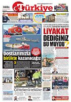 Türkiye Gazetesi e-gazete — 10 Kasım 2024