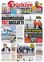 Türkiye Gazetesi e-gazete — 11 Kasım 2024