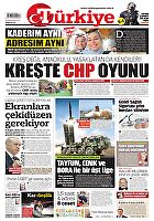 Türkiye Gazetesi e-gazete — 26 Kasım 2024