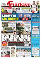 Türkiye Gazetesi e-gazete — 08 Aralık 2024