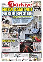 Türkiye Gazetesi e-gazete — 09 Aralık 2024