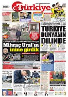 Türkiye Gazetesi e-gazete — 16 Aralık 2024