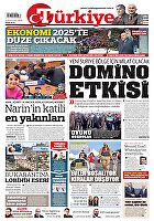 Türkiye Gazetesi e-gazete — 29 Aralık 2024