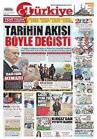 Türkiye Gazetesi e-gazete — 01 Ocak 2025