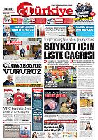 Türkiye Gazetesi e-gazete — 08 Ocak 2025