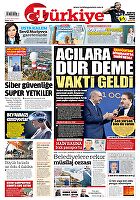 Türkiye Gazetesi e-gazete — 12 Ocak 2025