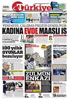 Türkiye Gazetesi e-gazete — 19 Ocak 2025
