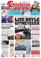 Türkiye Gazetesi e-gazete — 18 Mart 2025