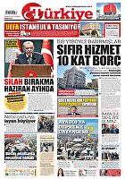 Türkiye Gazetesi e-gazete — 16 Nisan 2025