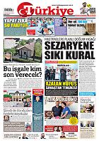Türkiye Gazetesi e-gazete — 20 Nisan 2025
