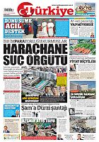 Türkiye Gazetesi e-gazete — 01 Mayıs 2025