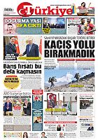 Türkiye Gazetesi e-gazete — 14 Mayıs 2025