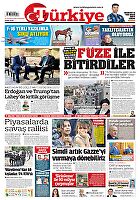 Türkiye Gazetesi e-gazete — 25 Haziran 2025