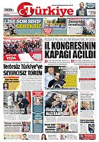 Türkiye Gazetesi e-gazete — 09 Temmuz 2025