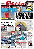 Türkiye Gazetesi e-gazete — 14 Temmuz 2025