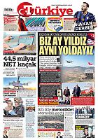 Türkiye Gazetesi e-gazete — 21 Temmuz 2025