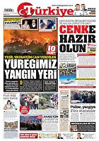 Türkiye Gazetesi e-gazete — 24 Temmuz 2025