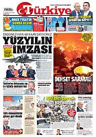 Türkiye Gazetesi e-gazete — 27 Temmuz 2025