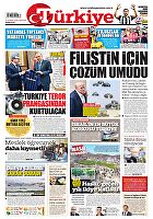 Türkiye Gazetesi e-gazete — 31 Temmuz 2025