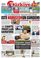 Türkiye Gazetesi e-gazete — 01 Ağustos 2025