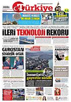 Türkiye Gazetesi e-gazete — 13 Ağustos 2025