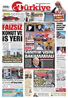 Türkiye Gazetesi e-gazete — 12 Eylül 2025