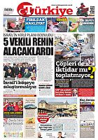 Türkiye Gazetesi e-gazete — 16 Eylül 2025