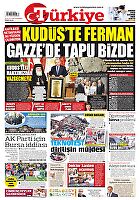 Türkiye Gazetesi e-gazete — 18 Eylül 2025