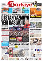 Türkiye Gazetesi e-gazete — 20 Eylül 2025