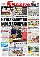 Türkiye Gazetesi e-gazete — 26 Eylül 2025
