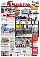 Türkiye Gazetesi e-gazete — 15 Ekim 2025
