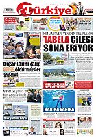 Türkiye Gazetesi e-gazete — 18 Ekim 2025