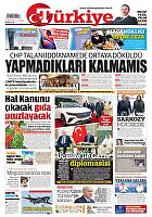 Türkiye Gazetesi e-gazete — 22 Ekim 2025