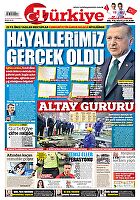 Türkiye Gazetesi e-gazete — 29 Ekim 2025