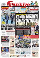Türkiye Gazetesi e-gazete — 31 Ekim 2025