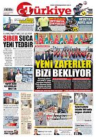 Türkiye Gazetesi e-gazete — 09 Kasım 2025