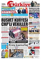 Türkiye Gazetesi e-gazete — 14 Kasım 2025
