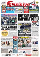 Türkiye Gazetesi e-gazete — 16 Kasım 2025