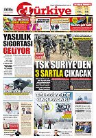 Türkiye Gazetesi e-gazete — 01 Şubat 2026