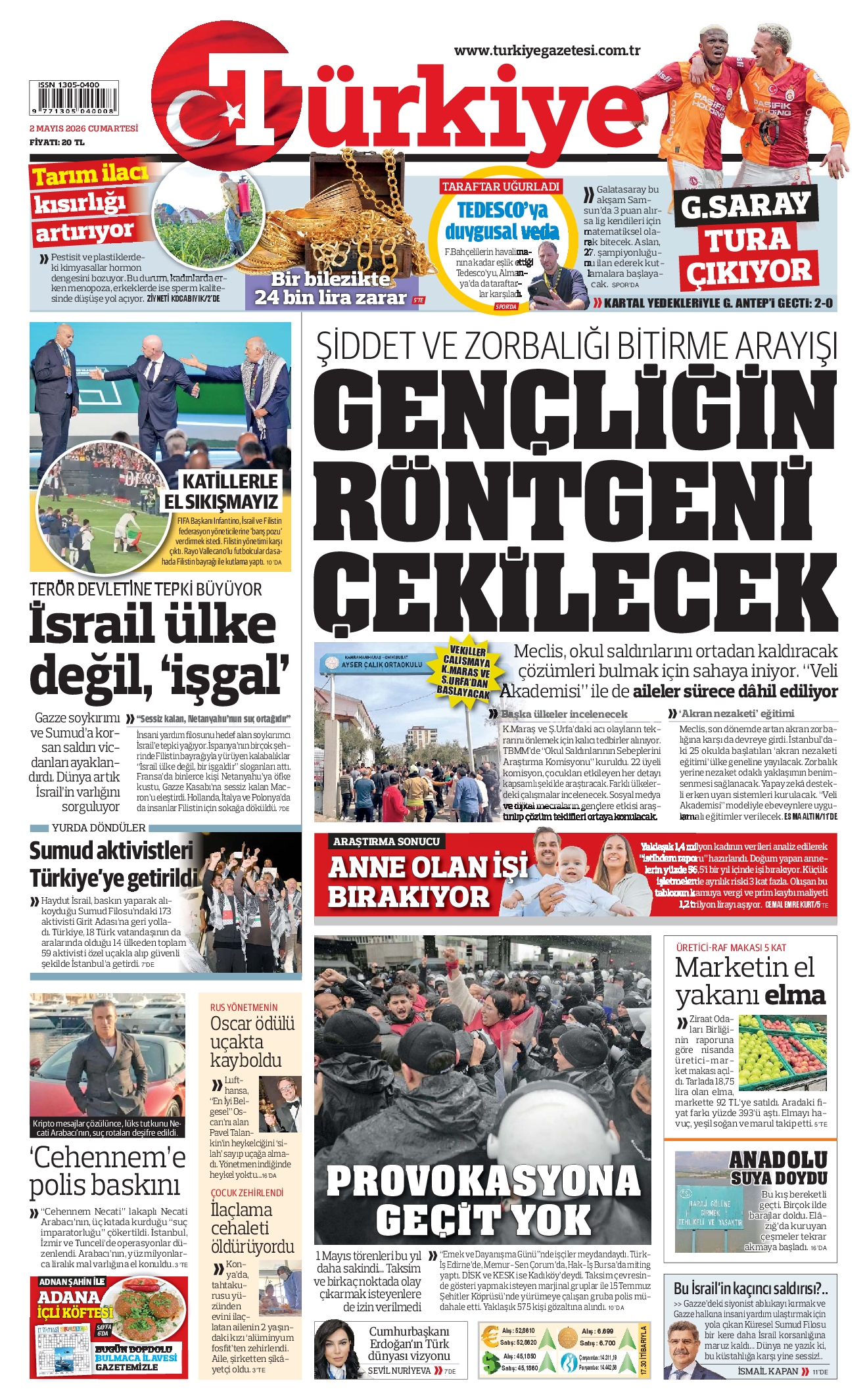 E-Gazete Ön Sayfa