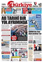 Türkiye Gazetesi e-gazete — 17 Mayıs 2026