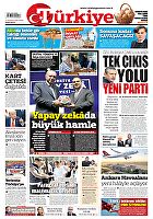 Türkiye Gazetesi e-gazete — 14 Haziran 2026