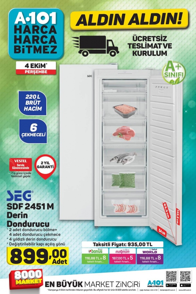 Turkiye Gazetesi Foto Galeri A101 4 Ekim 2018 Buzdolabi 6