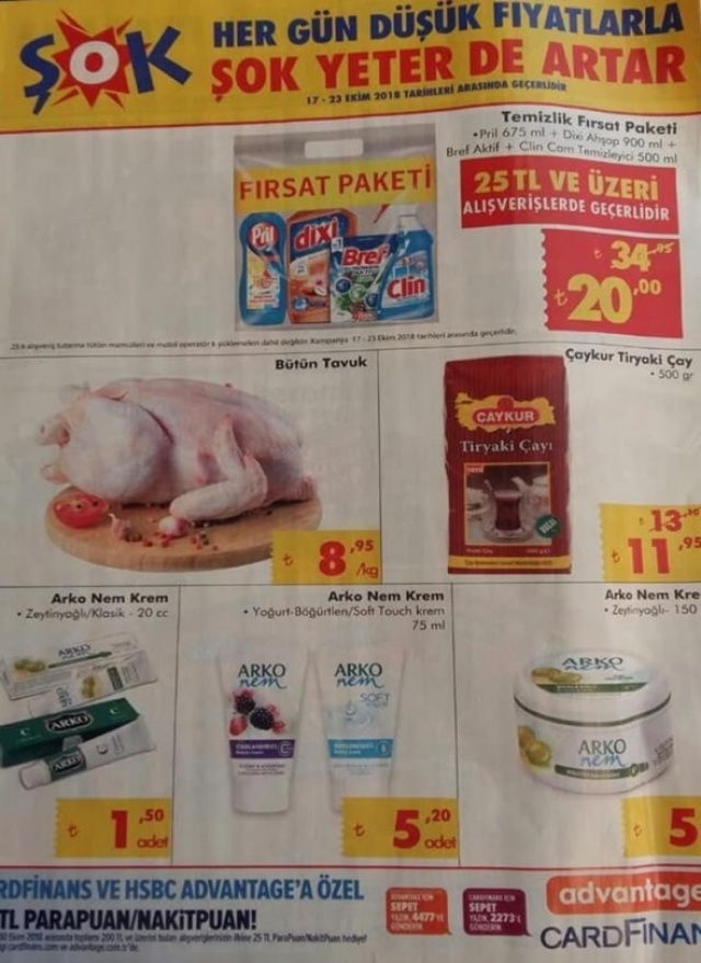 turkiye gazetesi foto galeri sok market 17 23 ekim aktuel indirimli urunler listesinde neler var 22