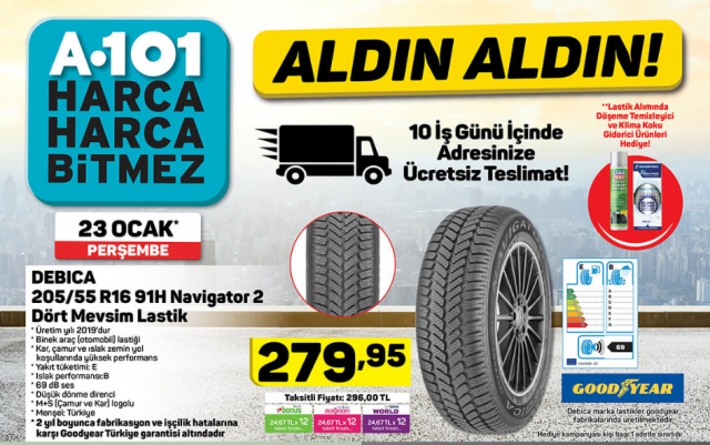 a101 araba lastigi 2020