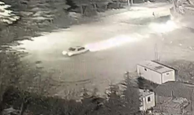 Harput Kalesi önünde drifte 5 bin TL ceza Harput Kalesi önünde drifte 5 bin TL ceza