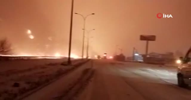 Gaziantep-Kahramanmaraş arasındaki ulaşım durdu: Petrol boru hattında patlama