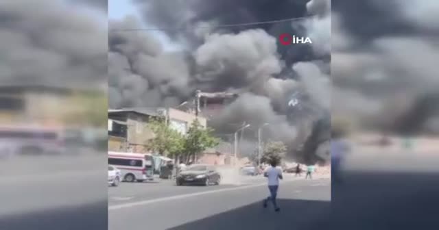 Erivan'da AVM'de şiddetli patlama: Ölü ve yaralılar var